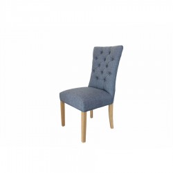 Verona Linen Grey Dining Chair